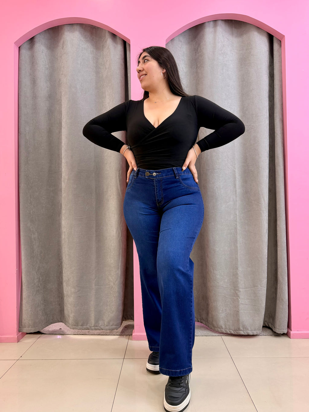 WIDE LEG AZUL