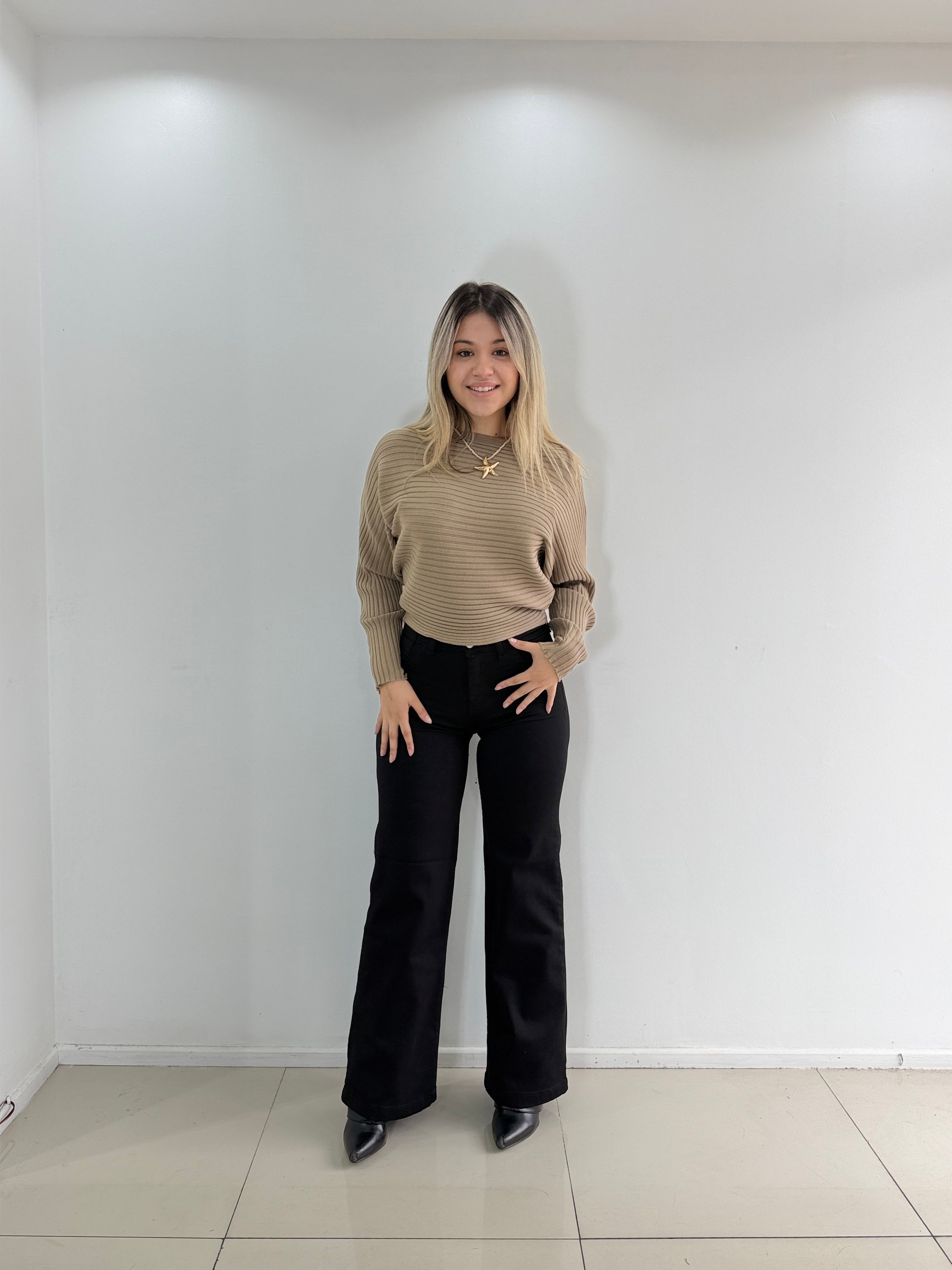 WIDE LEG NEGRO